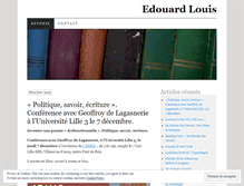Tablet Screenshot of edouardlouis.com